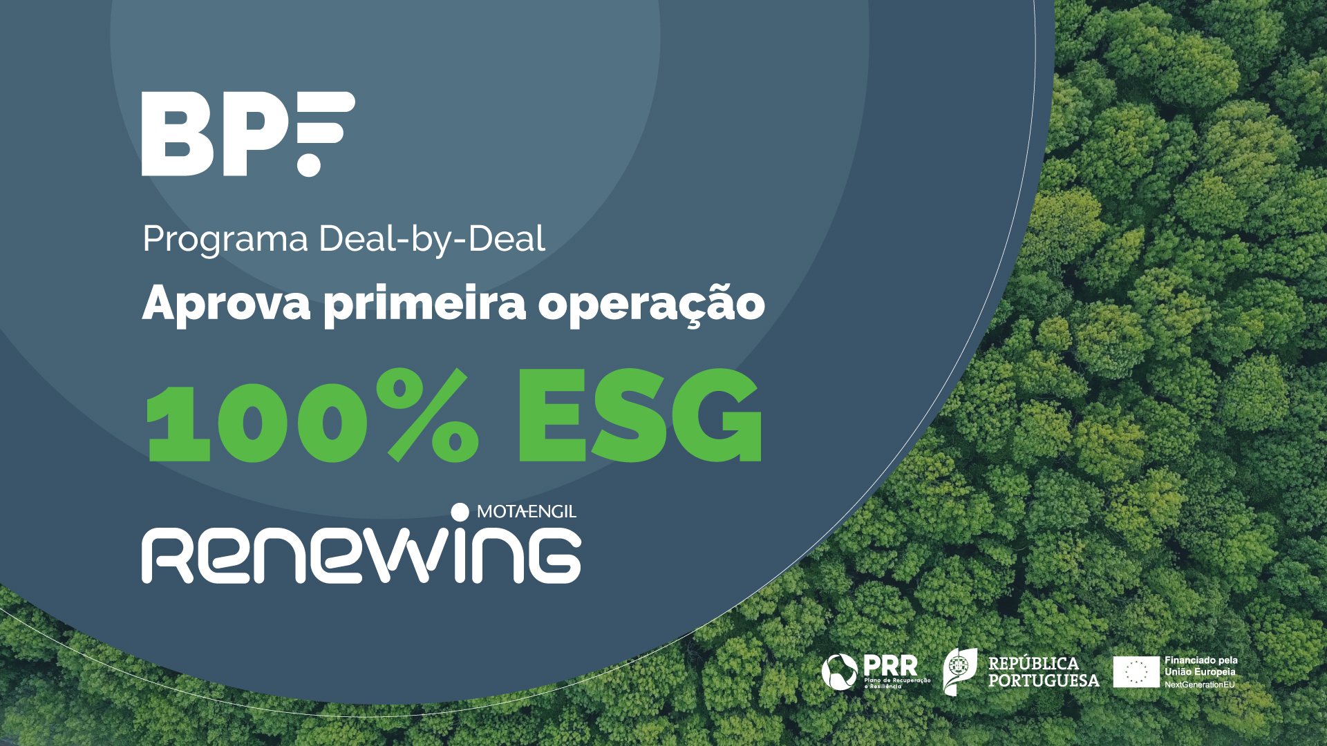 Banco Português de Fomento aprova o primeiro investimento totalmente ESG do Fundo de Capitalização e Resiliência (FdCR), na Mota-Engil Renewing