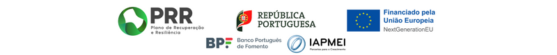 Barra de Logotipos de Financiamento PRR